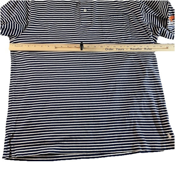 Polo Golf Ralph Lauren Striped Golf Club Logo Short Sleeve Polo Shirt - Picture 3 of 6